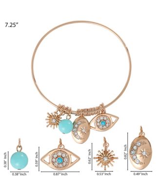 Turquoise Evil Eye Collar Necklace