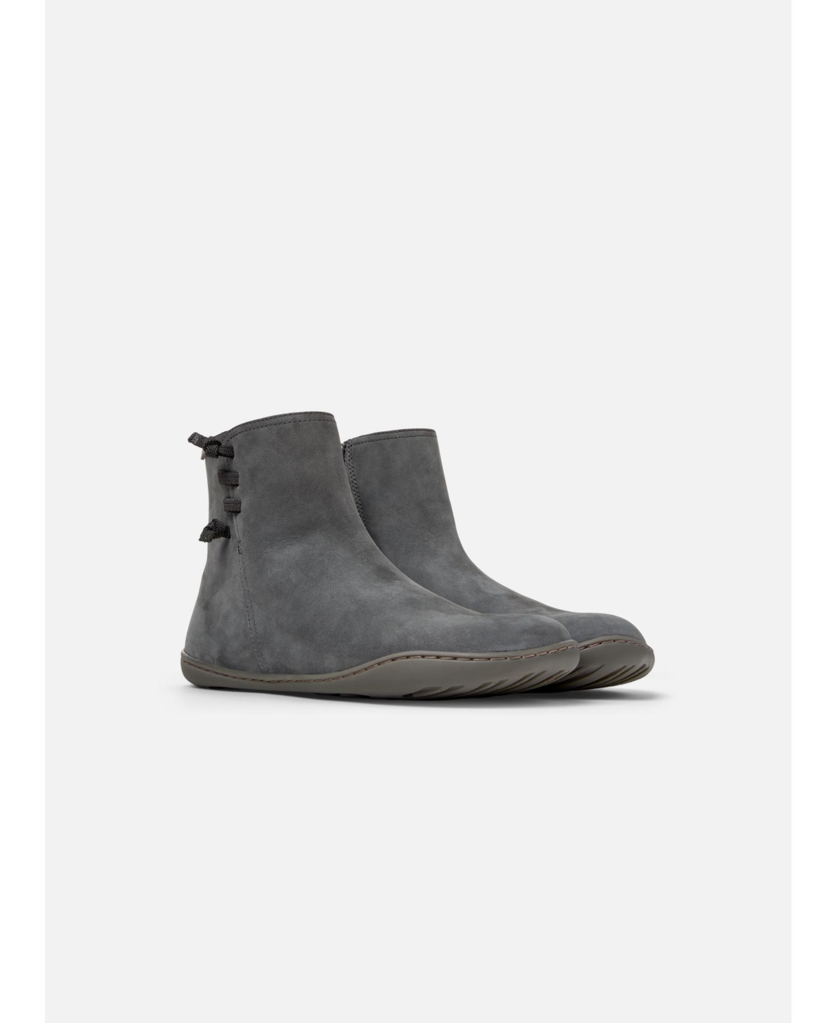 Peu Cami Nubuck Leather Ankle-boot - Grey