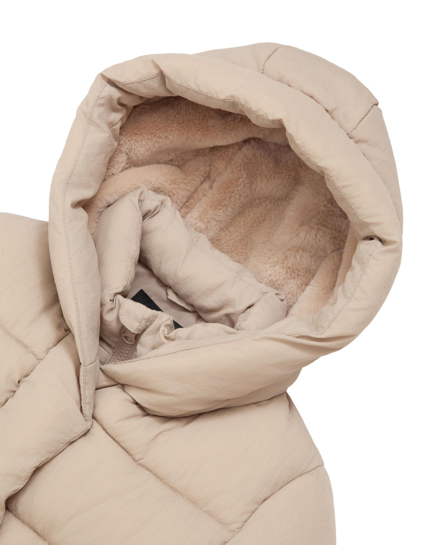 Куртка Rokka&Rolla Knee Length Puffer Coat для девочек, цвет: Бежевый — фото 11
