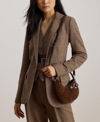 Suede Small Tasha Crossbody Bag