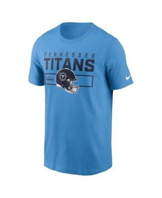 Men's Light Blue Tennessee Titans Primetime Helmet Essential T-Shirt