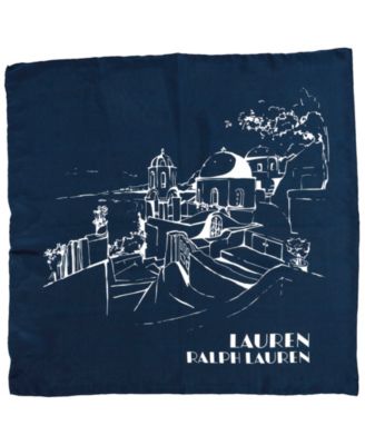 国内 Ralph Lauren Summer Conversational Silk Square Scarf Lauren Ralph Lauren Summer Conversational Square Scarf - Macy's