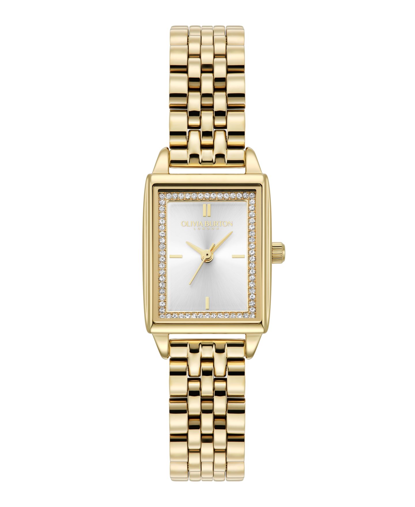 Женские часы Olivia Burton Quartz Gold-Tone Stainless Steel Bracelet Watch 25.5mm x 20.5mm — фото 1