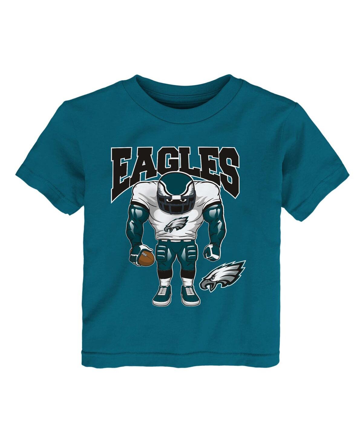 Outerstuff Toddler Midnight Green Philadelphia Eagles Brute Squad T-shirt In Blue