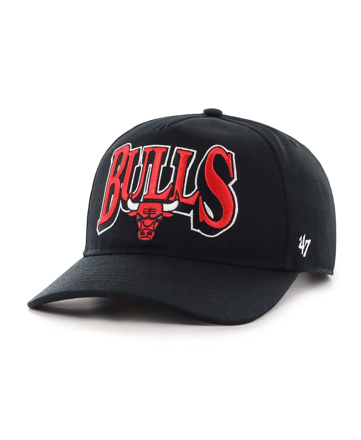 Men's Black Chicago Bulls Every Time Past Champs Hitch Adjustable Hat - Black