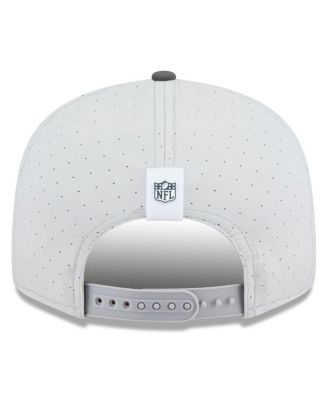 Men's Gray/Graphite Dallas Cowboys 2025 NFL Training Camp Split Panel 9FIFTY Snapback Hat