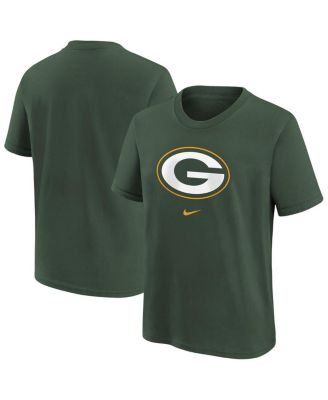 Nike - Big Boys and Girls Green Green Bay Packers Primary Logo Legend T-Shirt