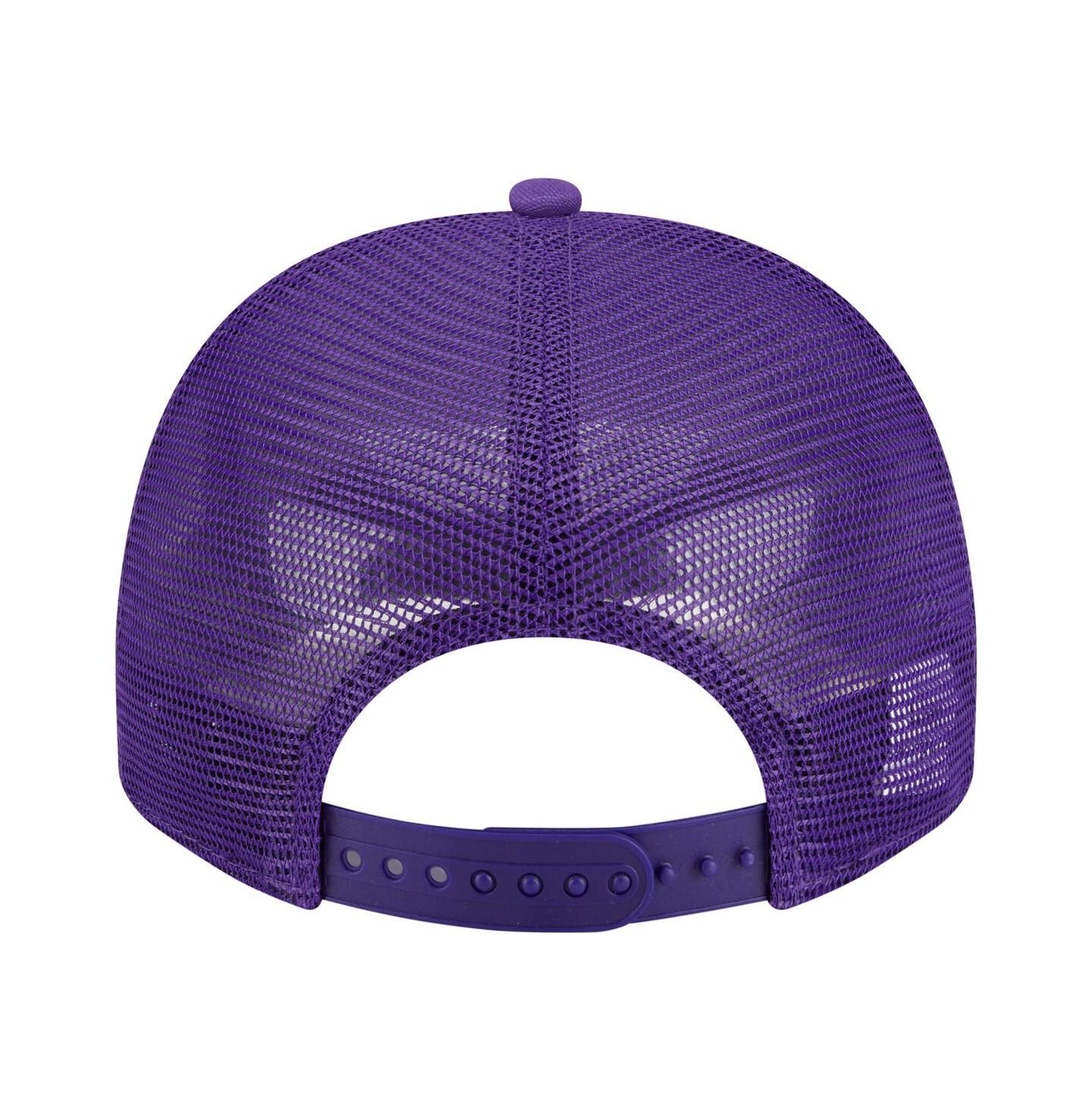 Мужская кепка New Era Purple Los Angeles Lakers Vintage Team Rope A-Frame 9FIFTY Snapback Hat — фото 4