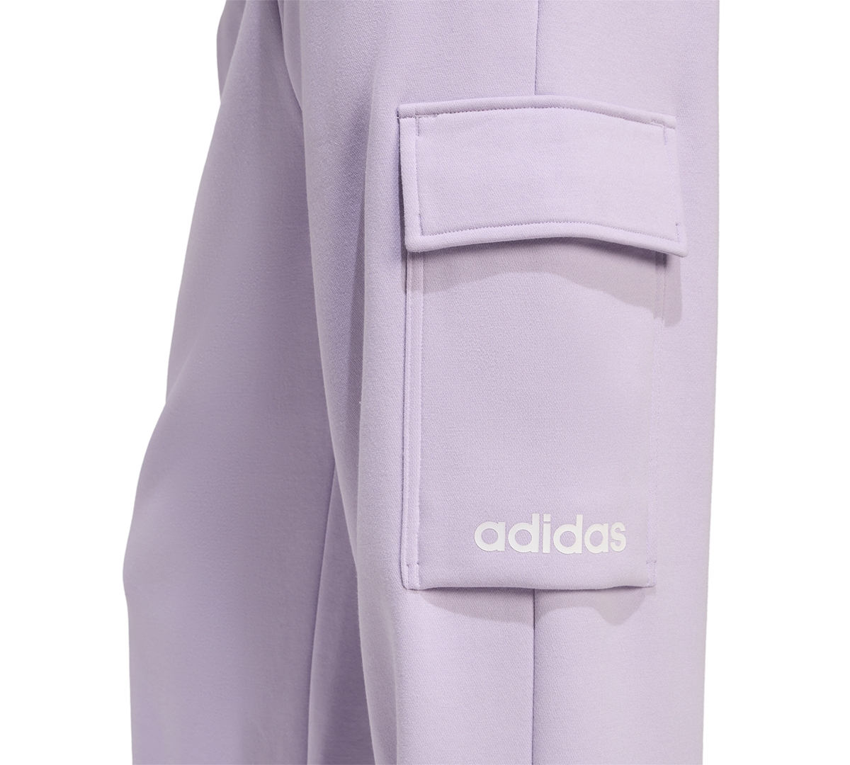 Adidas Originals Women's Essentials Fleece Cargo Sweatpants In Purple