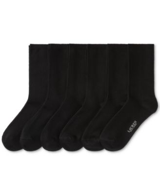 Women's 6-Pk. Rib Trouser Socks L3250PK2
