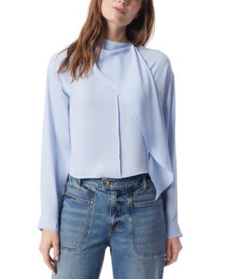 DEE OCLEPPO - Women's Soraya Solid-Color Scarf-Neck Top