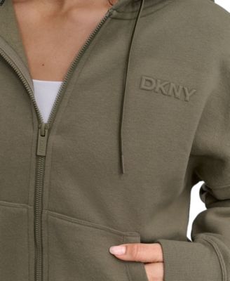 Women's Silicone Logo Full-Zip Hoodie