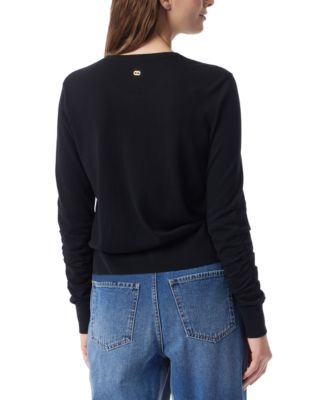 DO by Women's Sally Colorblocked Crewneck Sweater