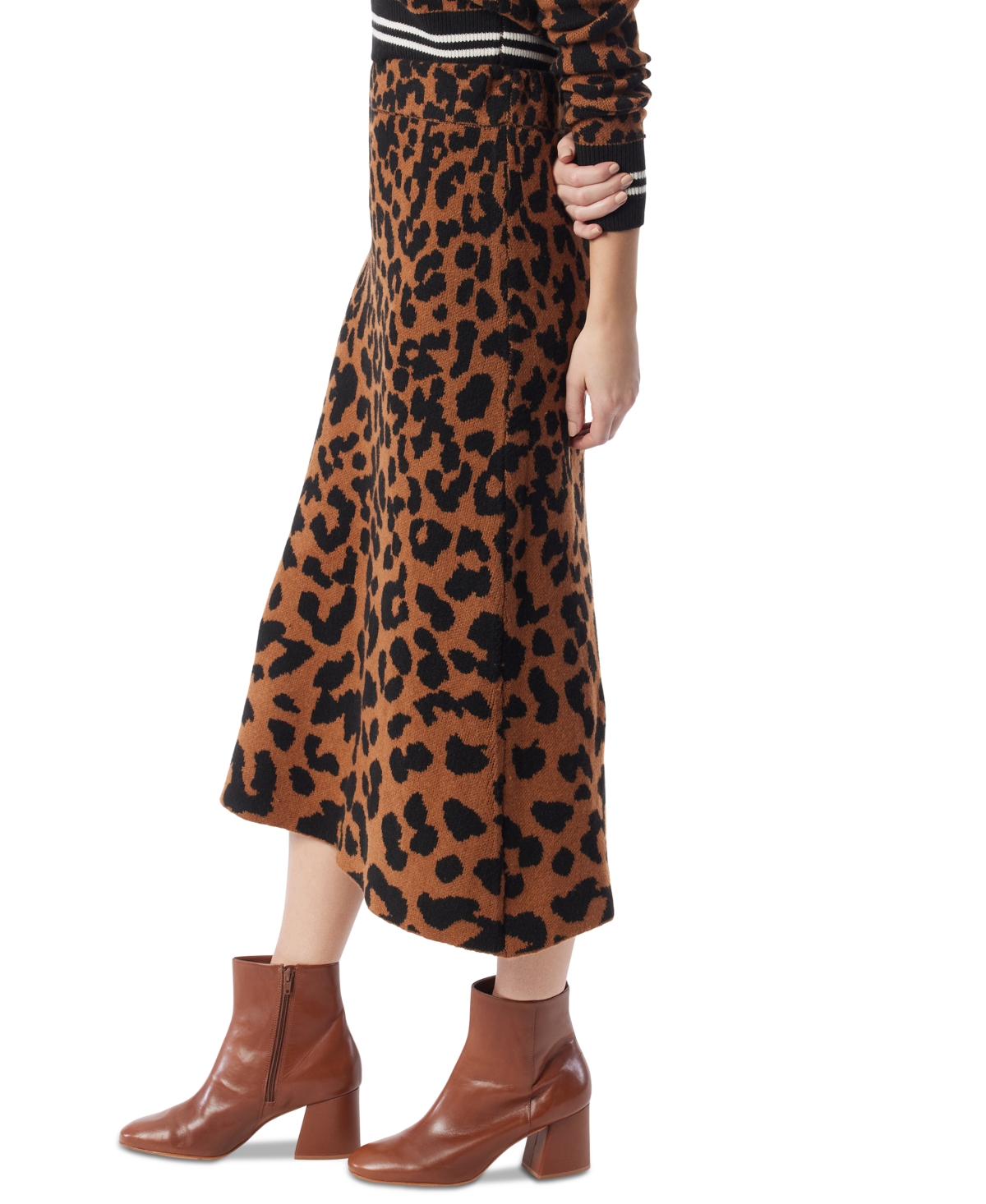 Dee Ocleppo Women's Bar Jacquard-print A-line Skirt In Animal Print
