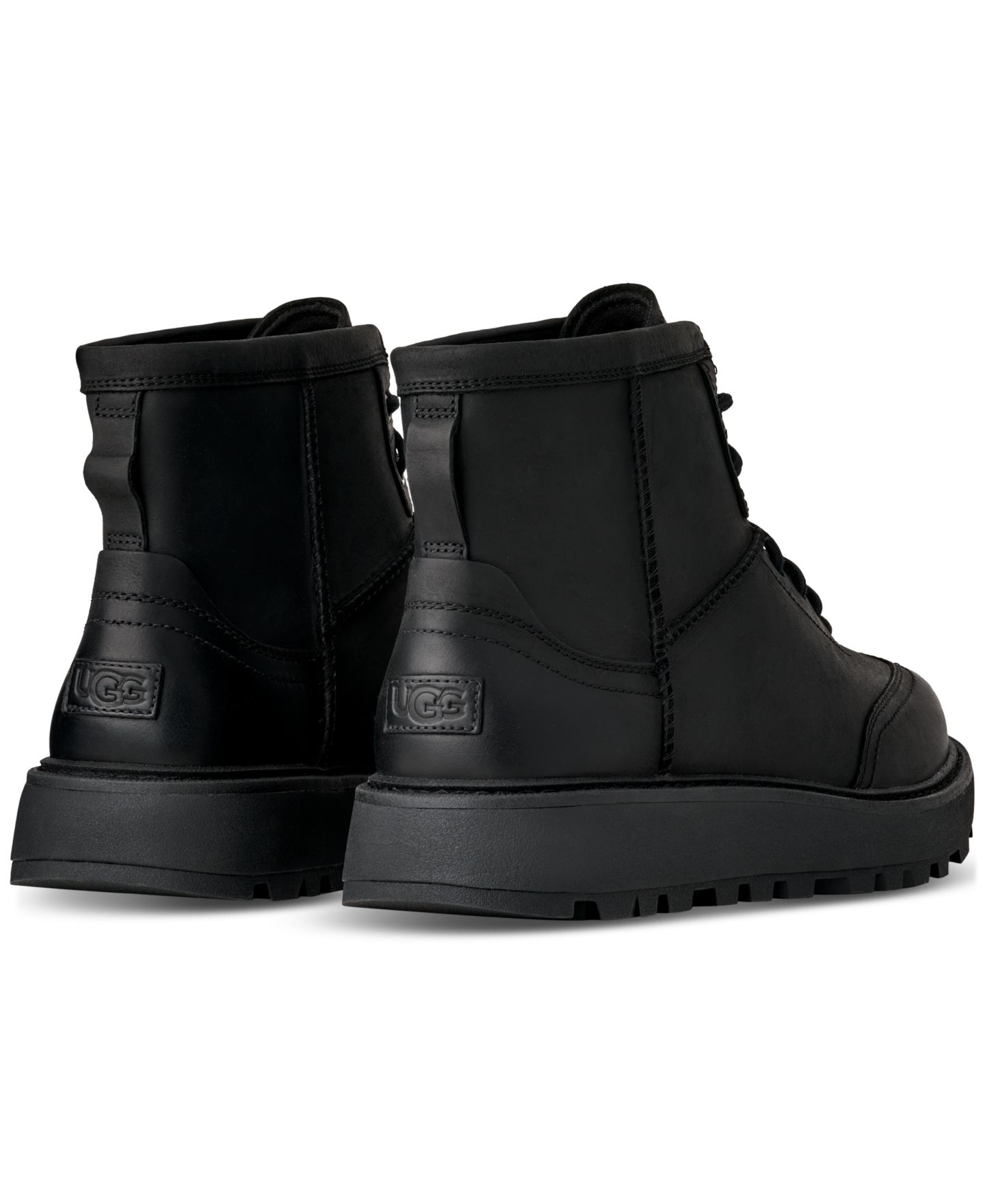 Мужские ботинки UGG® Idyllwild Lace Boot, цвет: Чёрный — фото 4