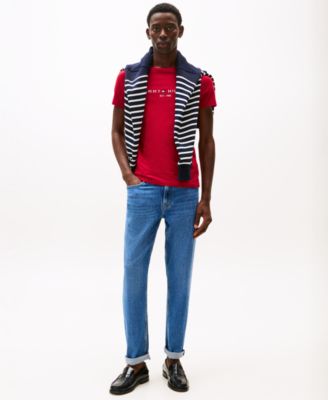 Men's Embroidered Logo Regular-Fit Crewneck T-Shirt