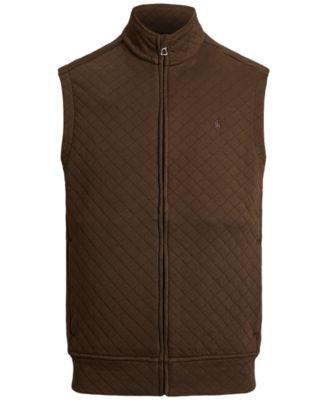 Men's Quilted Double-Knit Jersey Vest
