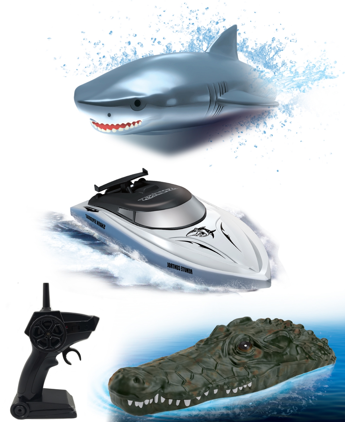 Jupiter Creations Remote Control Speedboat In Multi