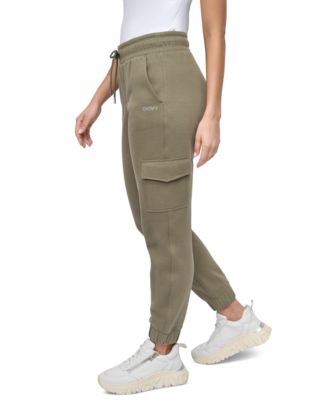 Women's Studded-Logo Cargo Joggers