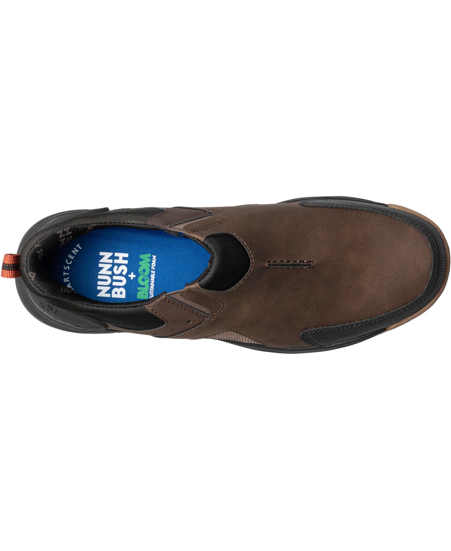 Мужские кроссовки Nunn Bush Sedona EZ Moc Toe Slip On Casual, цвет: Коричневый разноцветный — фото 6
