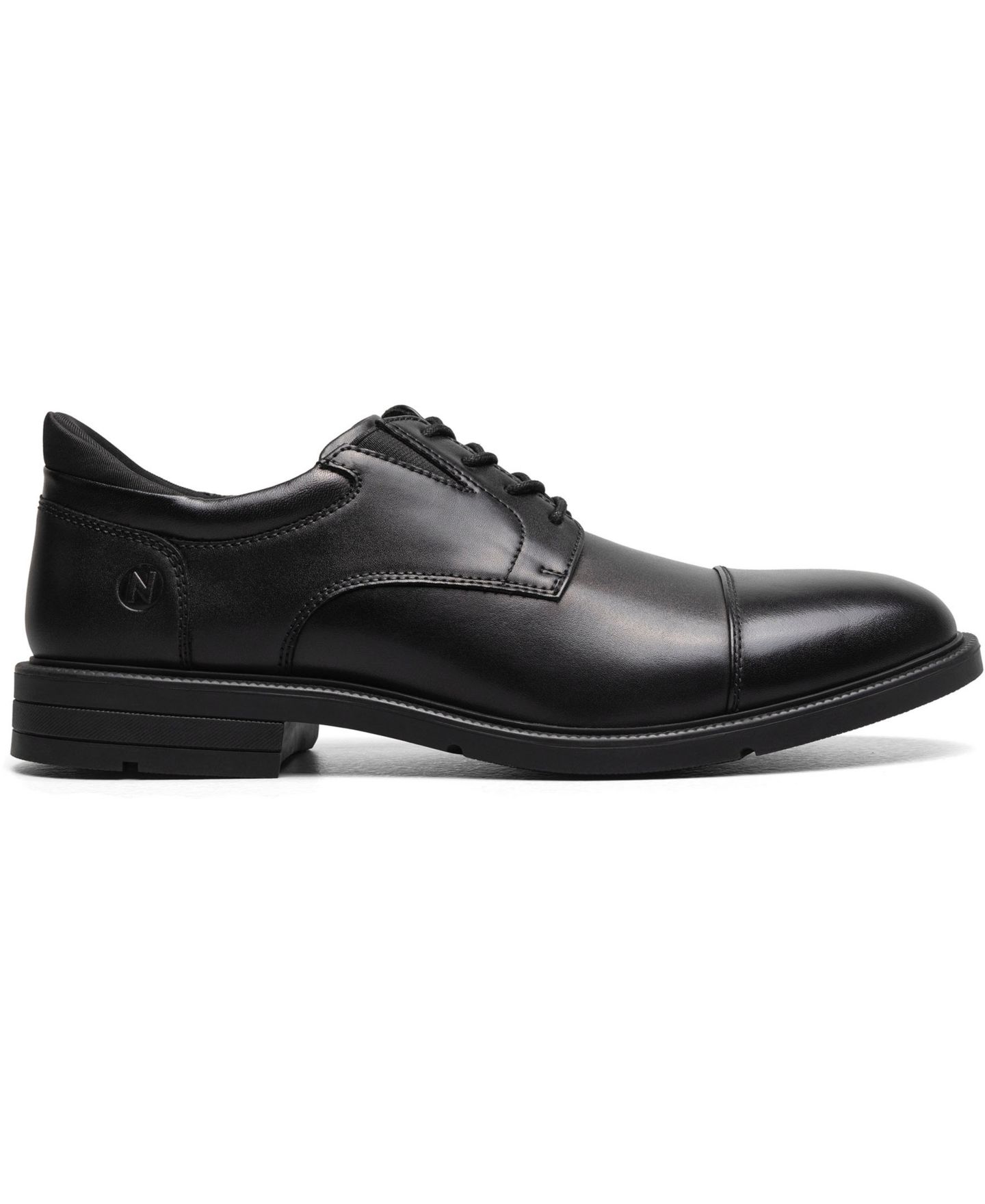 Nunn Bush Men's Kore EZ Icon Cap Toe Oxfords, цвет: Чёрный — фото 4