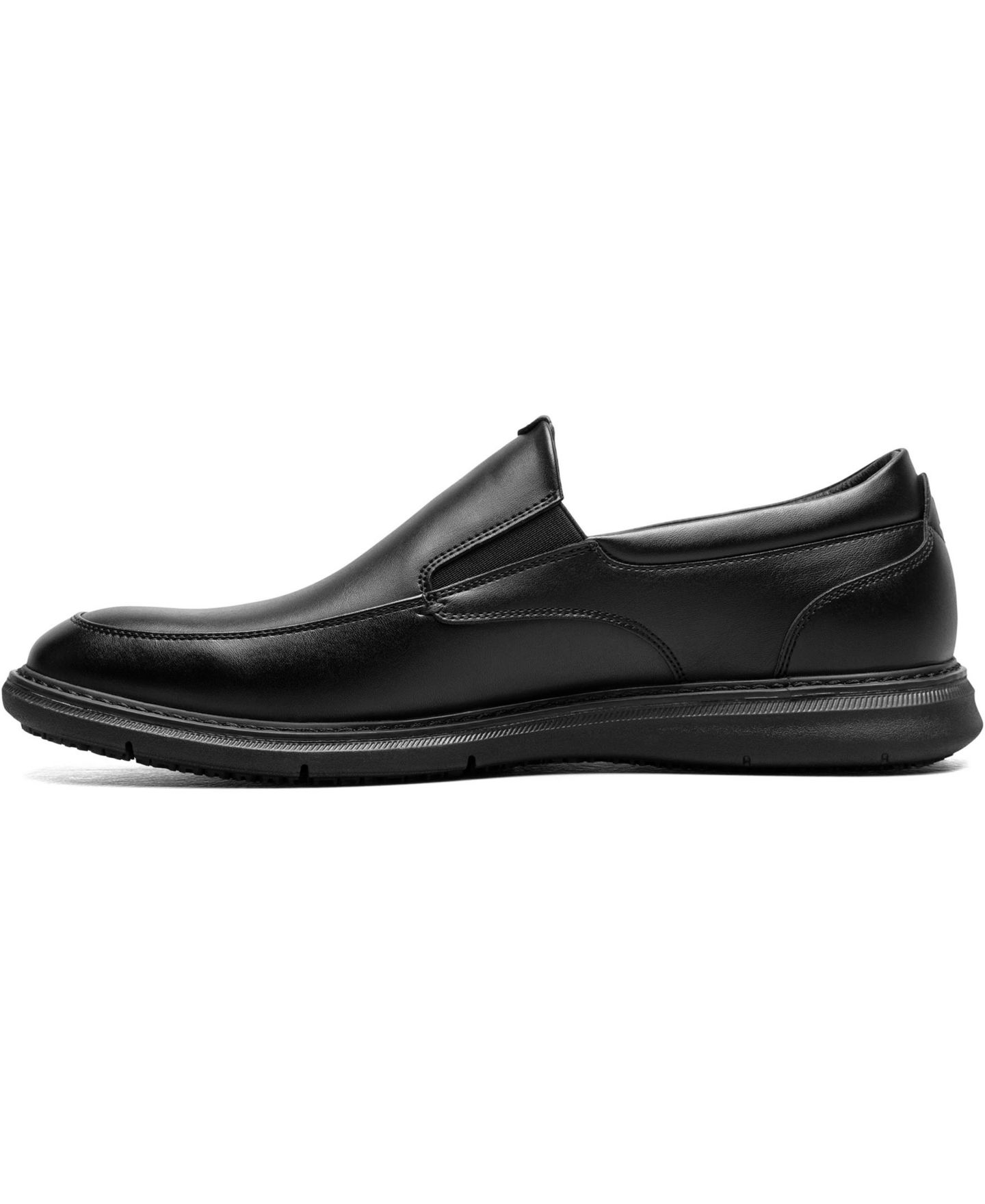 Мужские туфли Nunn Bush Chase Work Moc Toe Slip On, цвет: Чёрный — фото 5
