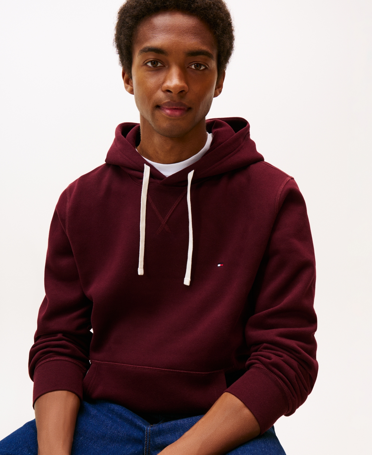 Tommy Hilfiger Classic Brushed In Burgundy