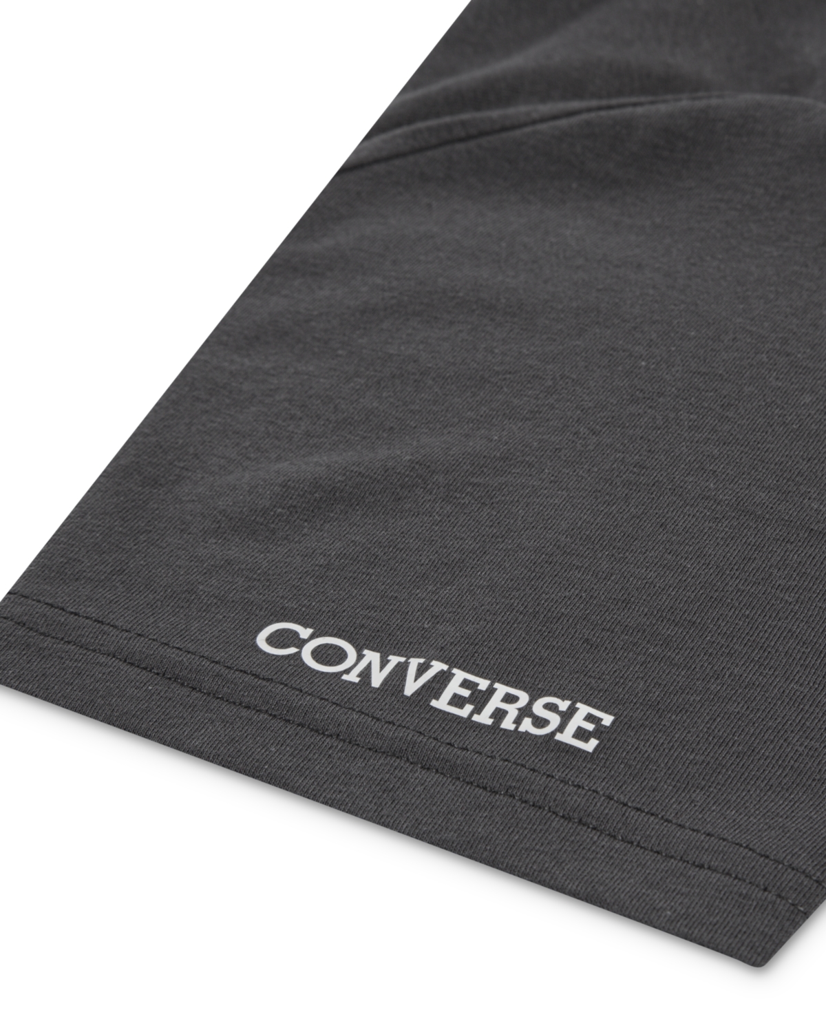 Converse Big Boys Static Background Sneaker T-shirt In Black