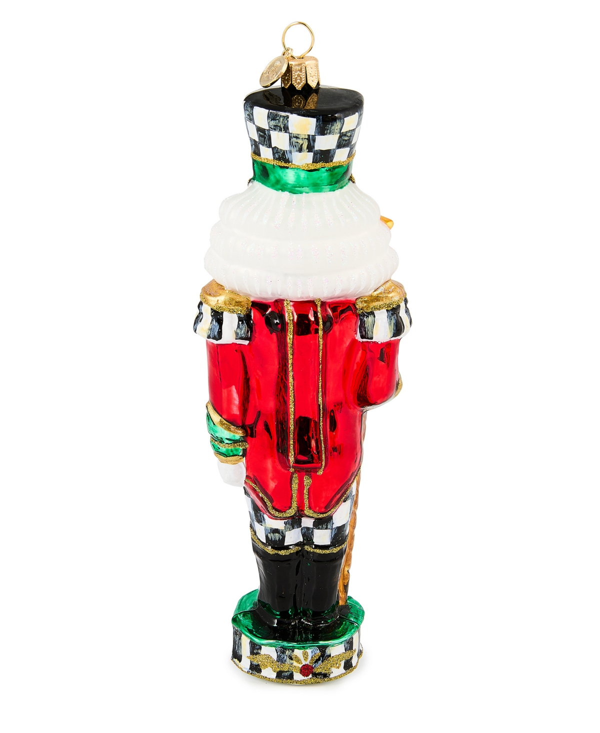 Mackenzie-childs Courtly Classic Nutcracker Ornament In Multi