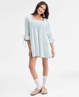 Free People - Women's Sonora Cotton Denim Mini Dress