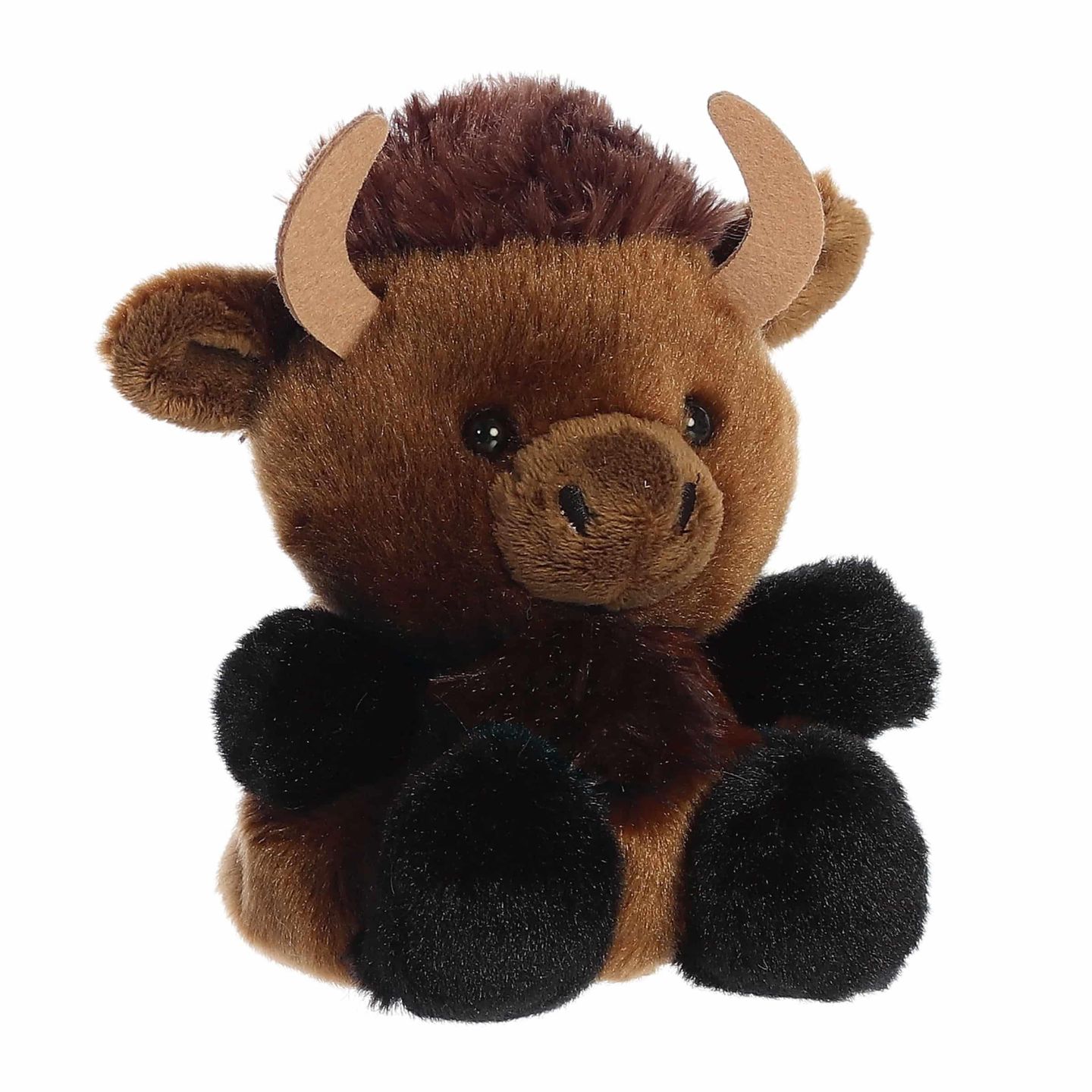 Детская мягкая игрушка Aurora Billy Bison Mini 4" Plush, цвет: Коричневый — фото 2