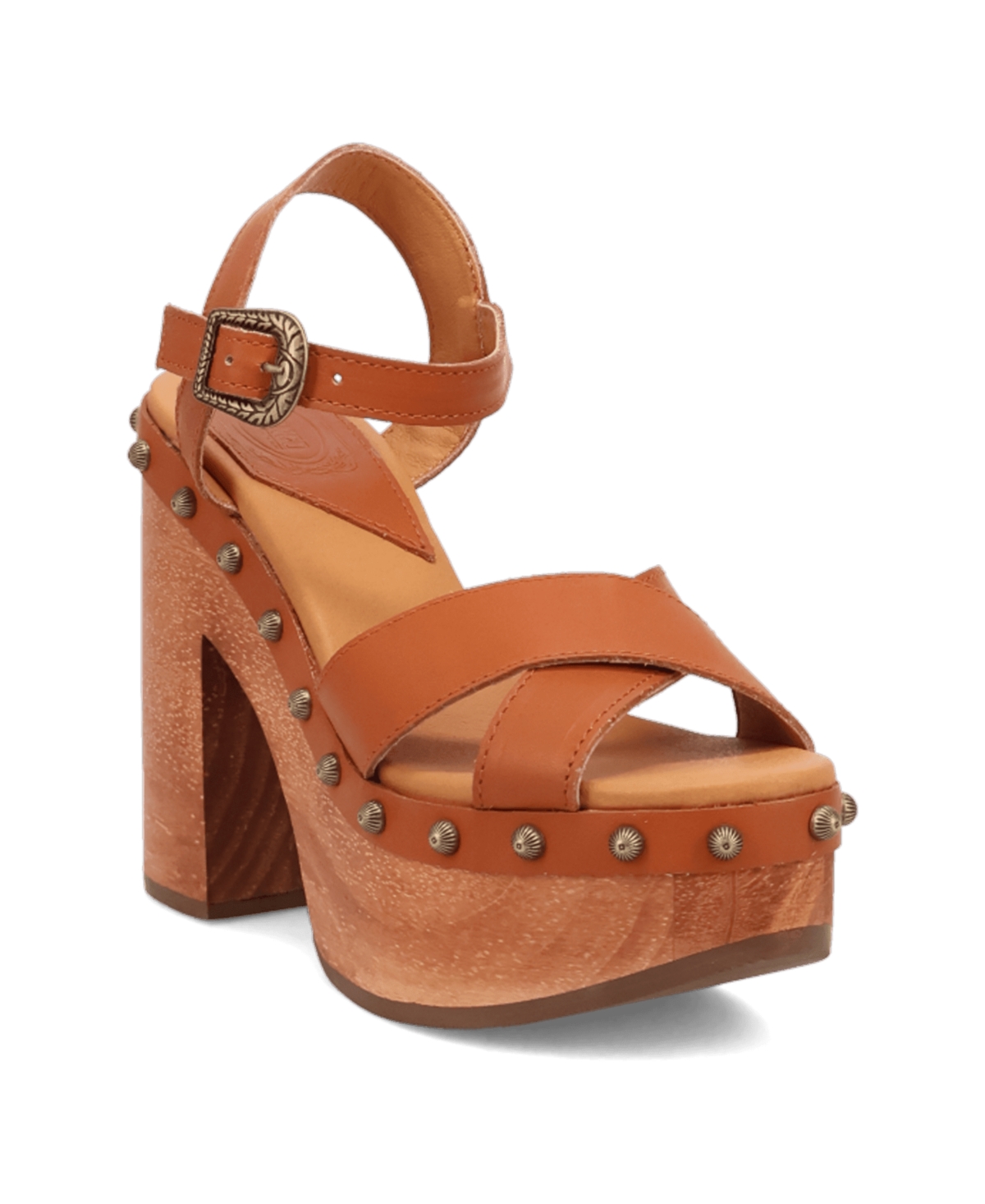 Women's Lotus Wooden Sandal - Plantain