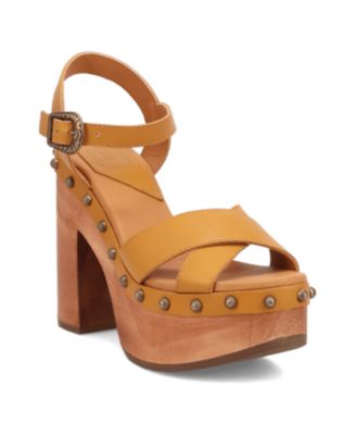 Women's Lotus Wooden Sandal