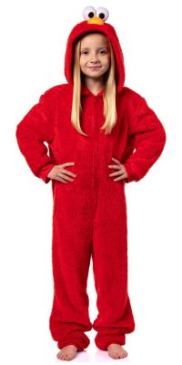 Kids Character Union Suit Kigurumi Hooded One Piece Footless Fleece Pajama