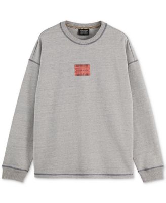 Men's Relaxed Fit Long Sleeve Logo Sweatshirt