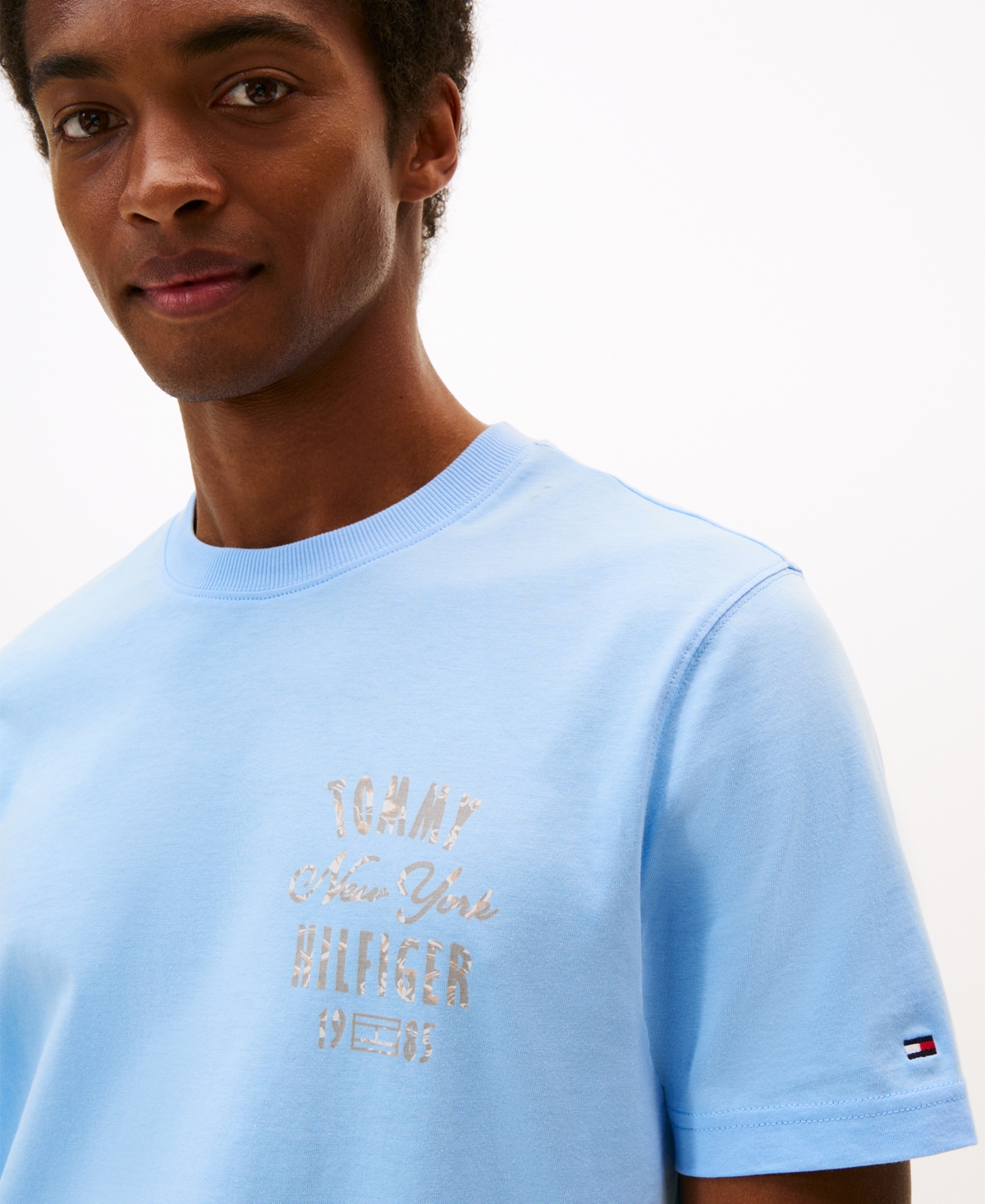 Tommy Hilfiger Men's New York Graphic T-shirt In Blue