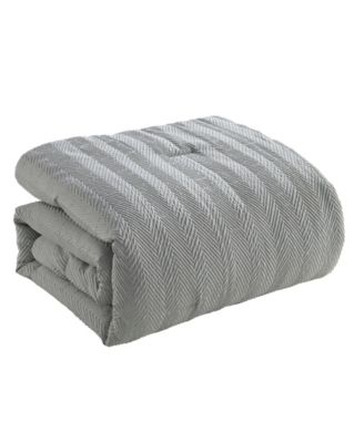 Herringbone Tonal 3-Pc. Comforter Set, King