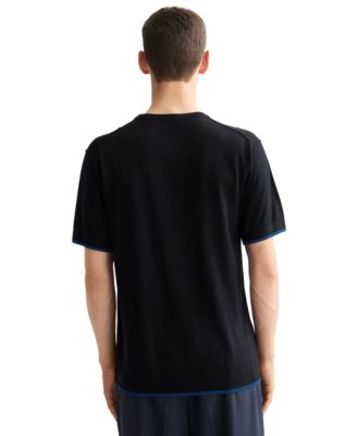 Men's Relaxed Fit Short Sleeve Textured T-Shirt