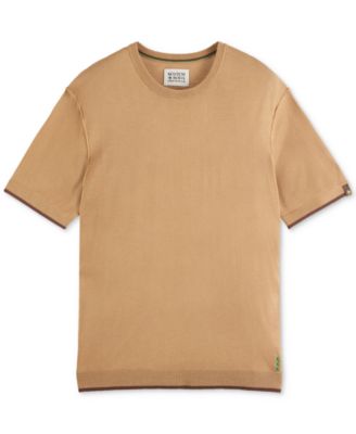 Men's Relaxed Fit Short Sleeve Textured T-Shirt