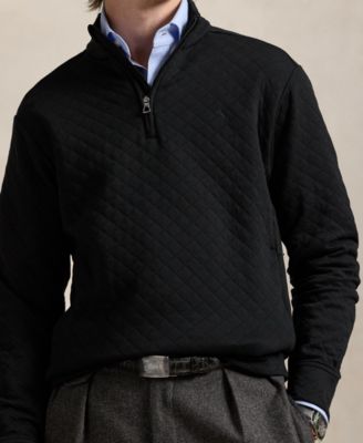 Men's Quilted Double-Knit Jersey Pullover