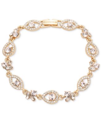 Givenchy - Gold-Tone Crystal Flex Bracelet