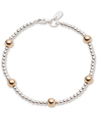 Lauren Ralph Lauren - Two-Tone Station Beaded Flex Bracelet