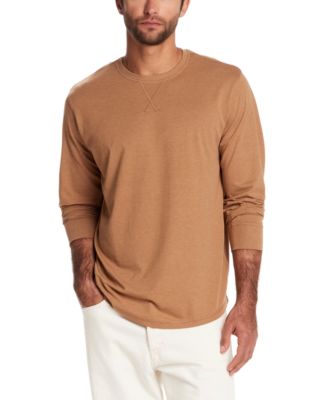 Men's Brushed Long Sleeve Crewneck T-Shirt