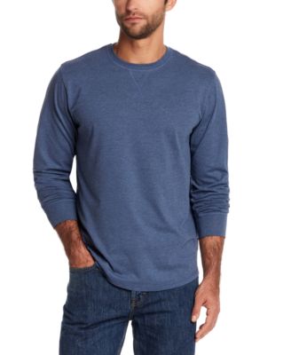 Men's Brushed Long Sleeve Crewneck T-Shirt