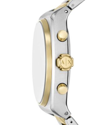 Men's Quartz Chronograph 2-Tone Stainless Steel Watch, 40mm