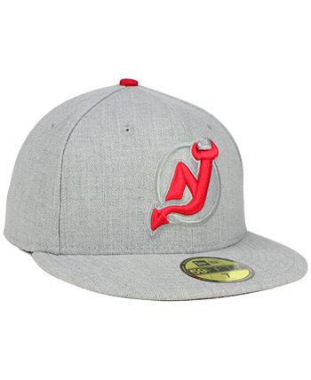 New Era New Jersey Devils Heather League Basic 59FIFTY Fitted Cap - Macy's