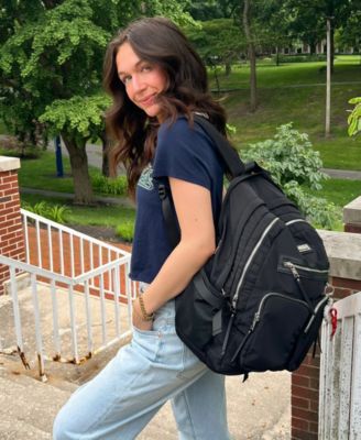 Juniors' Sporty Crewneck T-Shirt