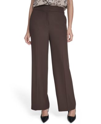 Calvin Klein - Women's High-Rise Wide-Leg Pants