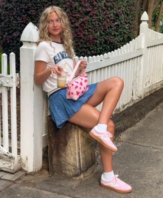 Juniors' Varsity Pleated Drawstring  Skirt