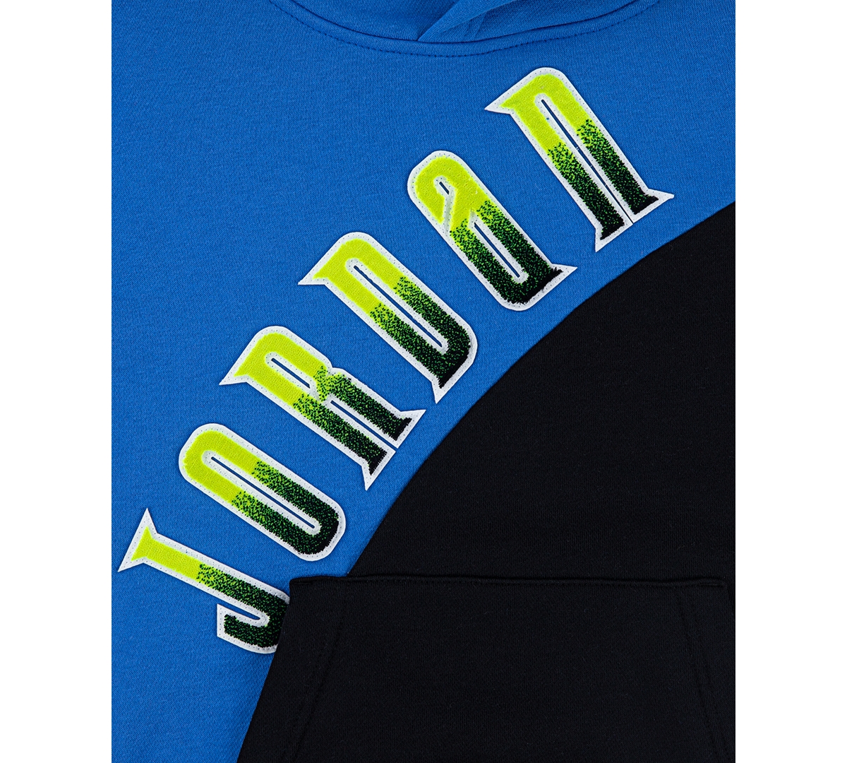 Jordan Big Boys Colorblocked Logo Pullover Hoodie In Blue